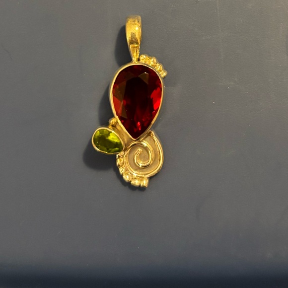 Sterling silver pendant - Picture 2 of 2